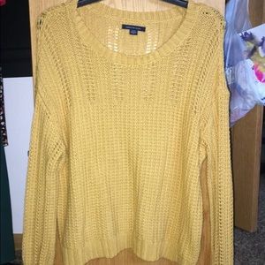 American Eagle Yellow Sweater